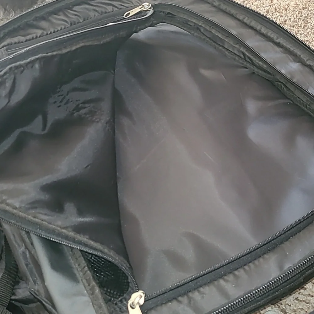 High Sierra Black Rolling Bag